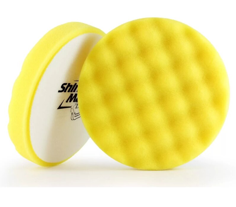 Waffle Yellow Cutting Pad 6"